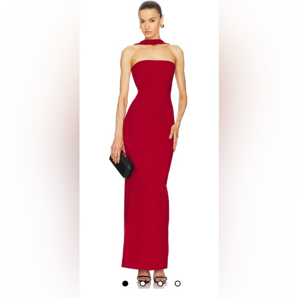 Elegant Red Evening Gown